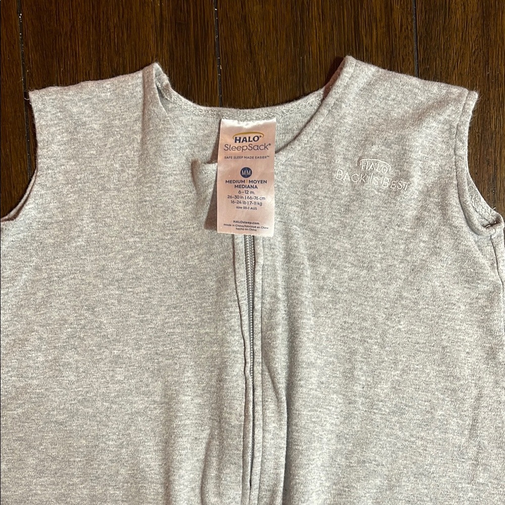 Halo SleepSack Gray Wearable Blanket